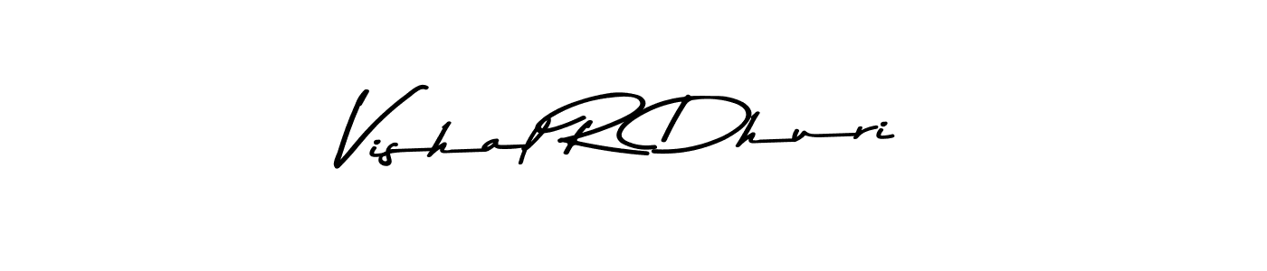 The best way (Asem Kandis PERSONAL USE) to make a short signature is to pick only two or three words in your name. The name Vishal R Dhuri include a total of six letters. For converting this name. Vishal R Dhuri signature style 9 images and pictures png