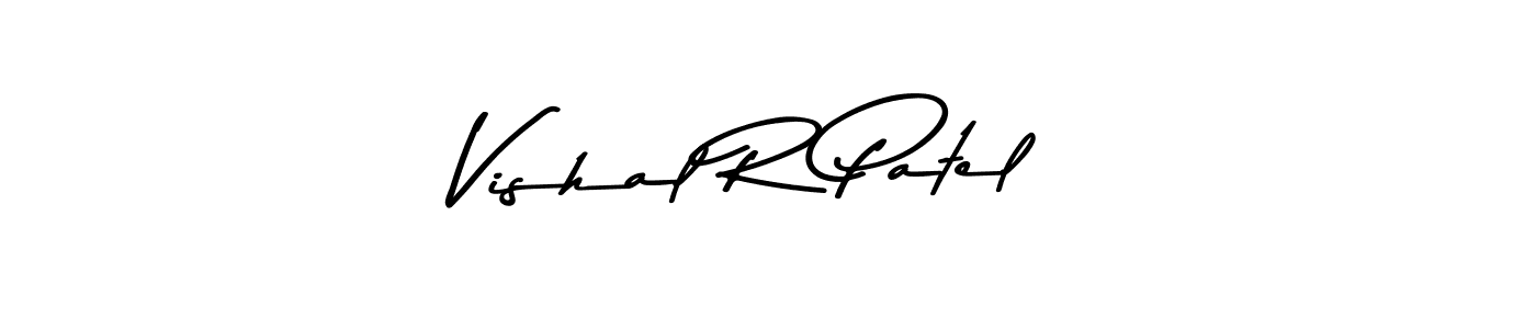 Design your own signature with our free online signature maker. With this signature software, you can create a handwritten (Asem Kandis PERSONAL USE) signature for name Vishal R Patel. Vishal R Patel signature style 9 images and pictures png