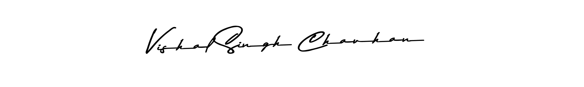 Vishal Singh Chauhan stylish signature style. Best Handwritten Sign (Asem Kandis PERSONAL USE) for my name. Handwritten Signature Collection Ideas for my name Vishal Singh Chauhan. Vishal Singh Chauhan signature style 9 images and pictures png