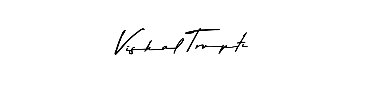 Make a beautiful signature design for name Vishal Trupti. Use this online signature maker to create a handwritten signature for free. Vishal Trupti signature style 9 images and pictures png