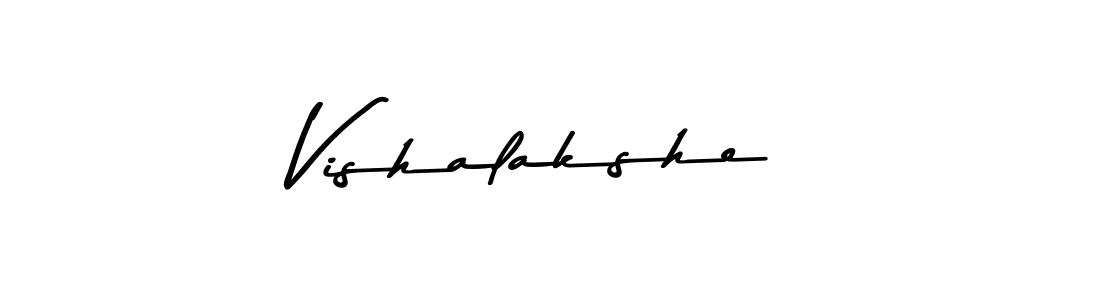 Use a signature maker to create a handwritten signature online. With this signature software, you can design (Asem Kandis PERSONAL USE) your own signature for name Vishalakshe. Vishalakshe signature style 9 images and pictures png