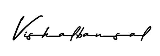 Give your name Vishalbansal an exquisite flair with the Asem Kandis PERSONAL USE script font. Ideal for contracts, resumes, and formal letterheads. Vishalbansal signature style 9 images and pictures png