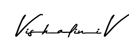 Personalize your online presence with Vishalini V signature rendered in elegant Asem Kandis PERSONAL USE font. Great for website footers and blogs. Vishalini V signature style 9 images and pictures png