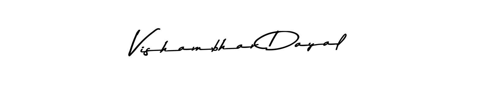 Also You can easily find your signature by using the search form. We will create Vishambhar Dayal name handwritten signature images for you free of cost using Asem Kandis PERSONAL USE sign style. Vishambhar Dayal signature style 9 images and pictures png