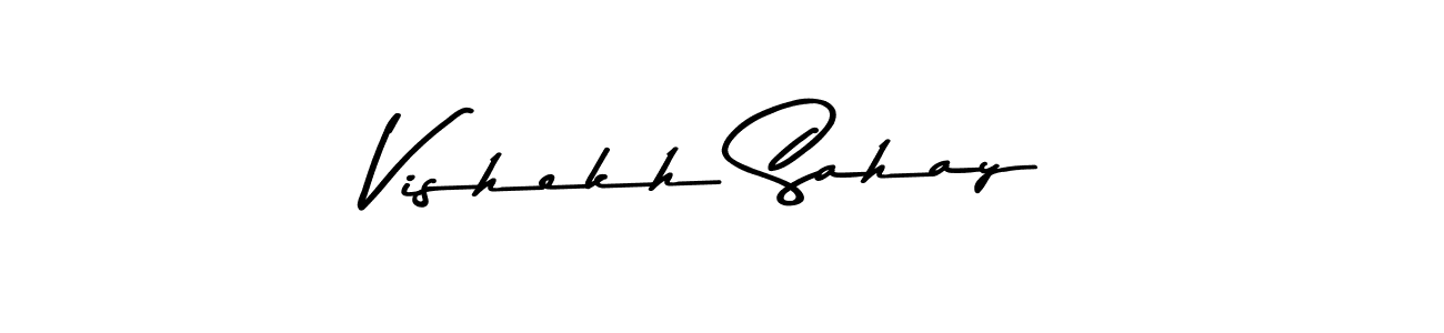 Here are the top 10 professional signature styles for the name Vishekh Sahay. These are the best autograph styles you can use for your name. Vishekh Sahay signature style 9 images and pictures png