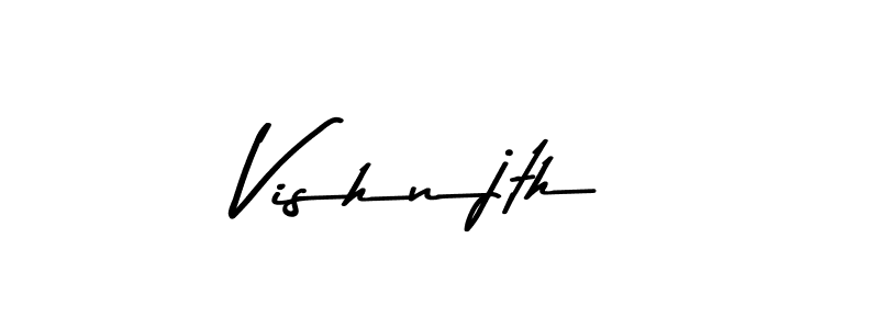 This is the best signature style for the Vishnjth name. Also you like these signature font (Asem Kandis PERSONAL USE). Mix name signature. Vishnjth signature style 9 images and pictures png