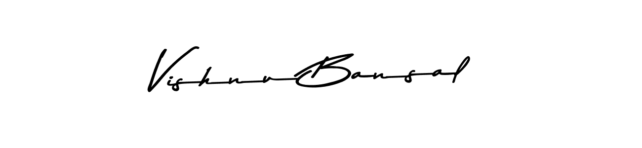 Also we have Vishnu Bansal name is the best signature style. Create professional handwritten signature collection using Asem Kandis PERSONAL USE autograph style. Vishnu Bansal signature style 9 images and pictures png