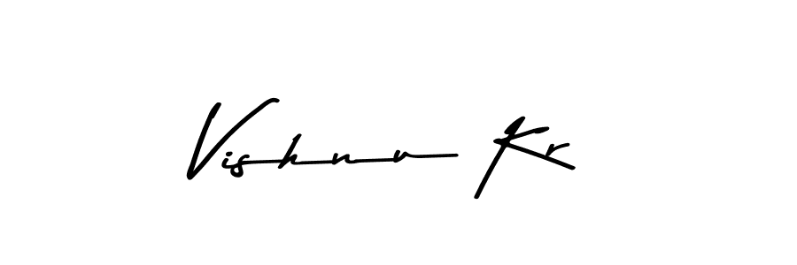 The best way (Asem Kandis PERSONAL USE) to make a short signature is to pick only two or three words in your name. The name Vishnu Kr include a total of six letters. For converting this name. Vishnu Kr signature style 9 images and pictures png