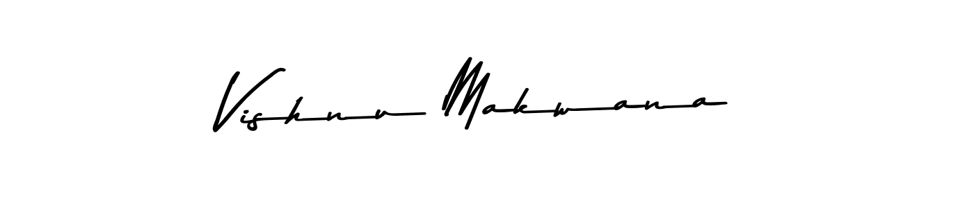 You should practise on your own different ways (Asem Kandis PERSONAL USE) to write your name (Vishnu Makwana) in signature. don't let someone else do it for you. Vishnu Makwana signature style 9 images and pictures png