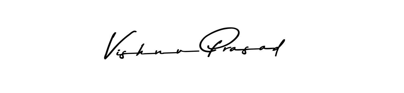 Use a signature maker to create a handwritten signature online. With this signature software, you can design (Asem Kandis PERSONAL USE) your own signature for name Vishnu Prasad. Vishnu Prasad signature style 9 images and pictures png