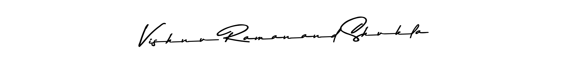 if you are searching for the best signature style for your name Vishnu Ramanand Shukla. so please give up your signature search. here we have designed multiple signature styles  using Asem Kandis PERSONAL USE. Vishnu Ramanand Shukla signature style 9 images and pictures png