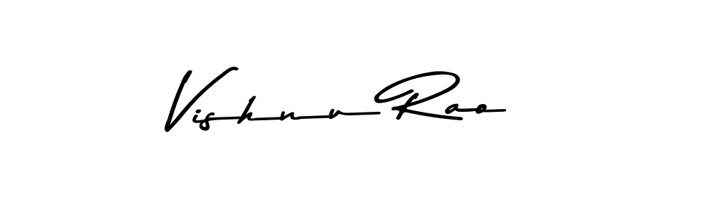 Create a beautiful signature design for name Vishnu Rao. With this signature (Asem Kandis PERSONAL USE) fonts, you can make a handwritten signature for free. Vishnu Rao signature style 9 images and pictures png