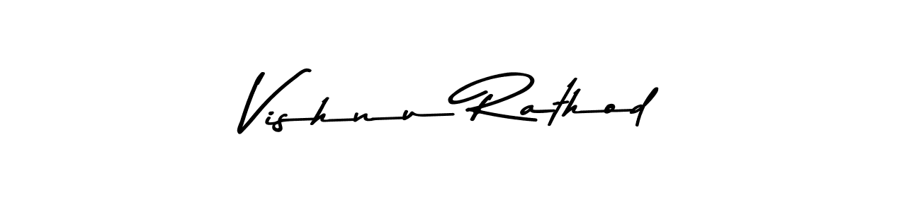 Use a signature maker to create a handwritten signature online. With this signature software, you can design (Asem Kandis PERSONAL USE) your own signature for name Vishnu Rathod. Vishnu Rathod signature style 9 images and pictures png