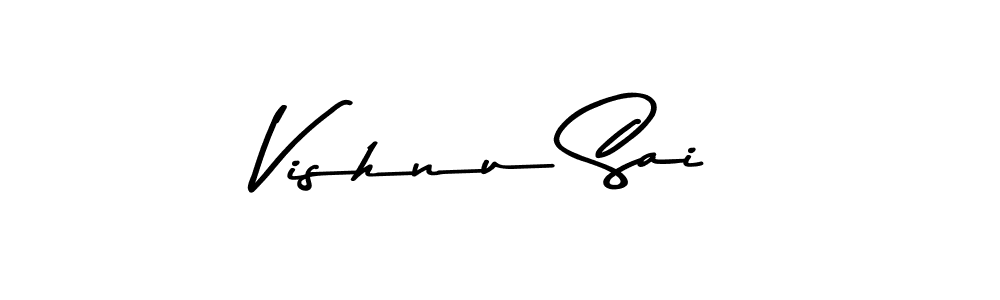 How to make Vishnu Sai signature? Asem Kandis PERSONAL USE is a professional autograph style. Create handwritten signature for Vishnu Sai name. Vishnu Sai signature style 9 images and pictures png