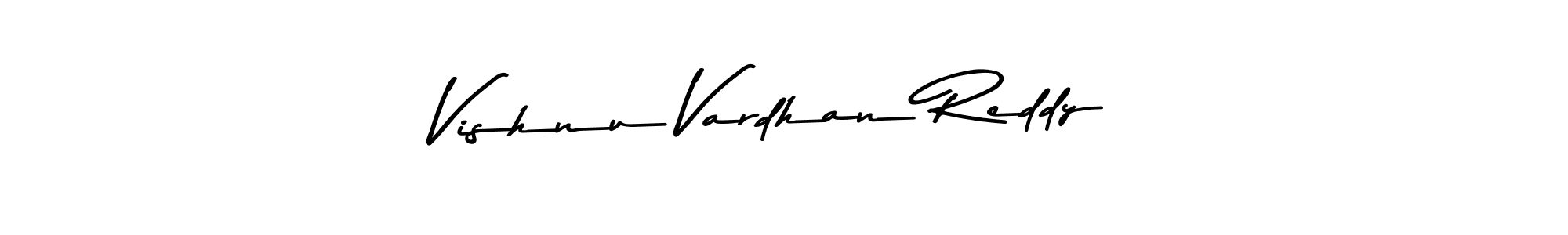 Create a beautiful signature design for name Vishnu Vardhan Reddy. With this signature (Asem Kandis PERSONAL USE) fonts, you can make a handwritten signature for free. Vishnu Vardhan Reddy signature style 9 images and pictures png