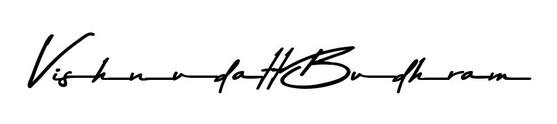 Also You can easily find your signature by using the search form. We will create Vishnudatt Budhram name handwritten signature images for you free of cost using Asem Kandis PERSONAL USE sign style. Vishnudatt Budhram signature style 9 images and pictures png