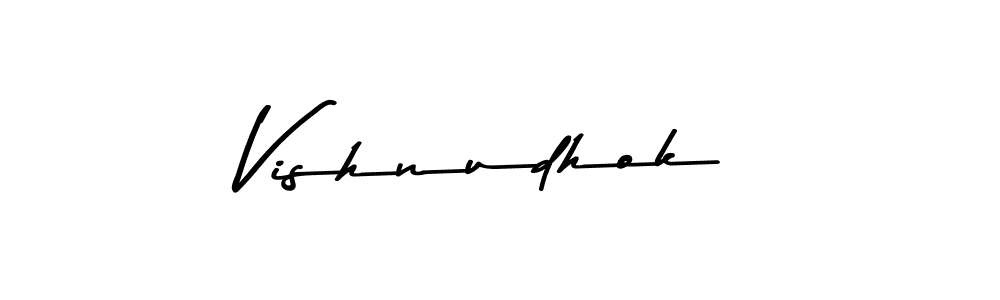 Make a beautiful signature design for name Vishnudhok. Use this online signature maker to create a handwritten signature for free. Vishnudhok signature style 9 images and pictures png