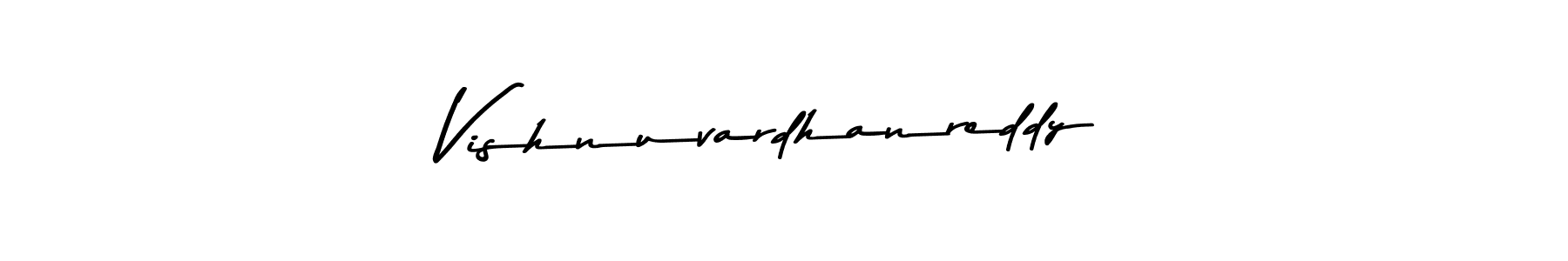 Use a signature maker to create a handwritten signature online. With this signature software, you can design (Asem Kandis PERSONAL USE) your own signature for name Vishnuvardhanreddy. Vishnuvardhanreddy signature style 9 images and pictures png