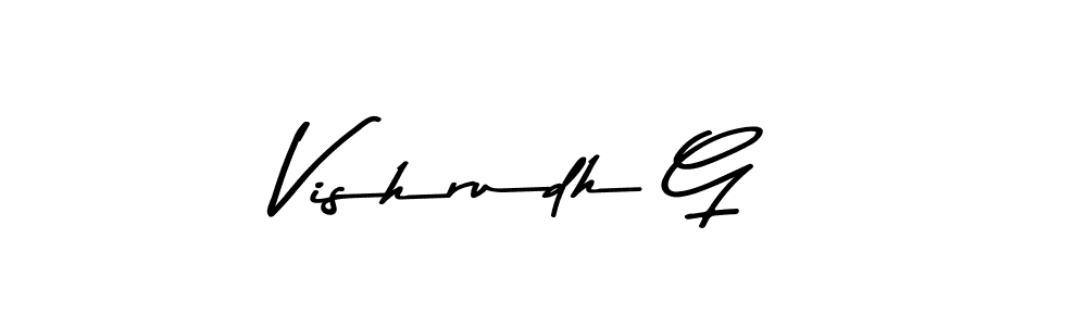 Check out images of Autograph of Vishrudh G name. Actor Vishrudh G Signature Style. Asem Kandis PERSONAL USE is a professional sign style online. Vishrudh G signature style 9 images and pictures png