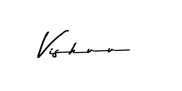 Use a signature maker to create a handwritten signature online. With this signature software, you can design (Asem Kandis PERSONAL USE) your own signature for name Vishuu. Vishuu signature style 9 images and pictures png