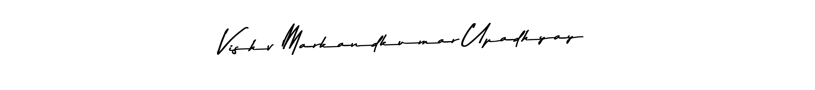 How to make Vishv Markandkumar Upadhyay signature? Asem Kandis PERSONAL USE is a professional autograph style. Create handwritten signature for Vishv Markandkumar Upadhyay name. Vishv Markandkumar Upadhyay signature style 9 images and pictures png