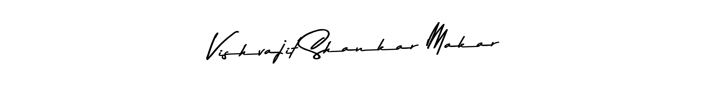 You should practise on your own different ways (Asem Kandis PERSONAL USE) to write your name (Vishvajit Shankar Makar) in signature. don't let someone else do it for you. Vishvajit Shankar Makar signature style 9 images and pictures png