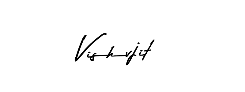 Make a beautiful signature design for name Vishvjit. Use this online signature maker to create a handwritten signature for free. Vishvjit signature style 9 images and pictures png