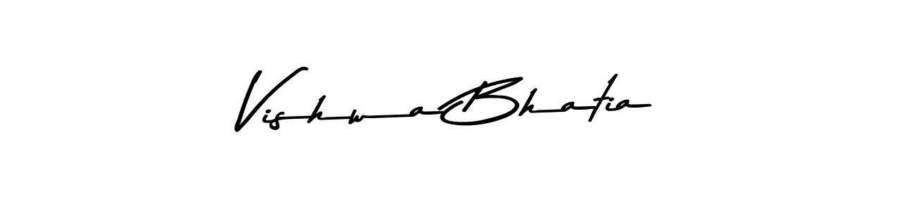 Make a beautiful signature design for name Vishwa Bhatia. Use this online signature maker to create a handwritten signature for free. Vishwa Bhatia signature style 9 images and pictures png