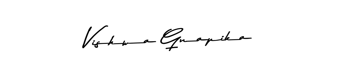 You can use this online signature creator to create a handwritten signature for the name Vishwa Gnapika. This is the best online autograph maker. Vishwa Gnapika signature style 9 images and pictures png