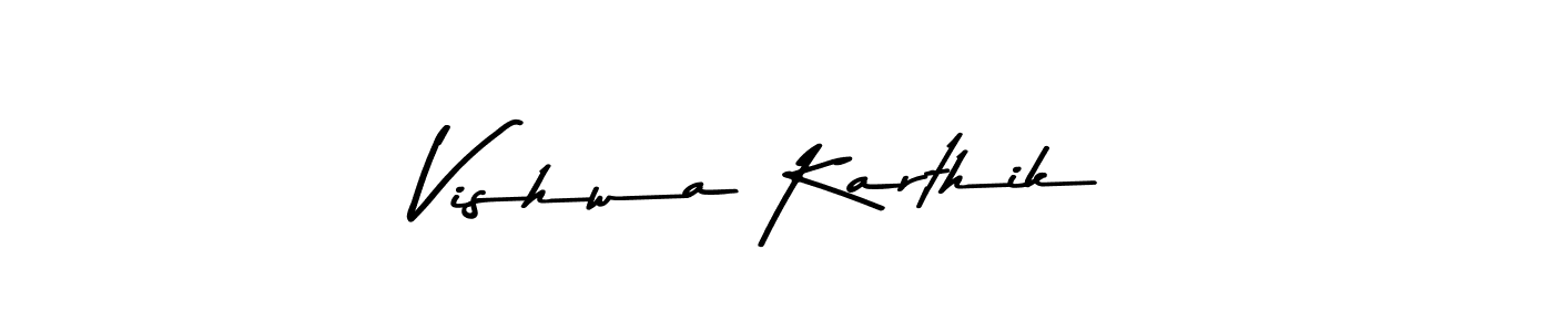 Make a beautiful signature design for name Vishwa Karthik. Use this online signature maker to create a handwritten signature for free. Vishwa Karthik signature style 9 images and pictures png