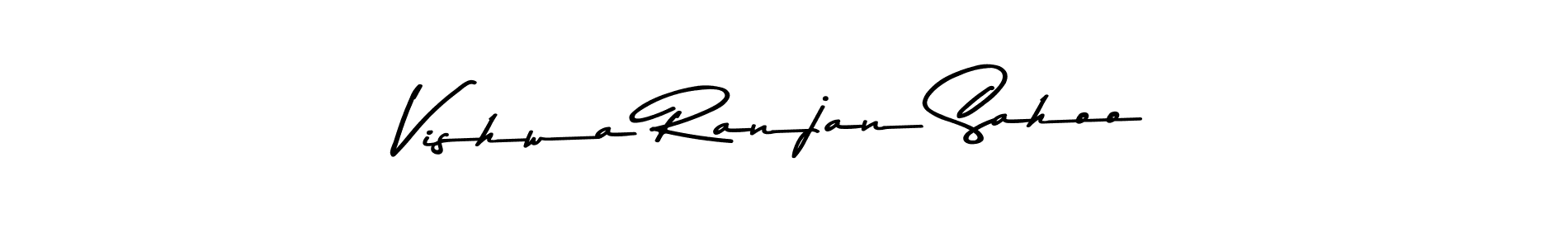 This is the best signature style for the Vishwa Ranjan Sahoo name. Also you like these signature font (Asem Kandis PERSONAL USE). Mix name signature. Vishwa Ranjan Sahoo signature style 9 images and pictures png