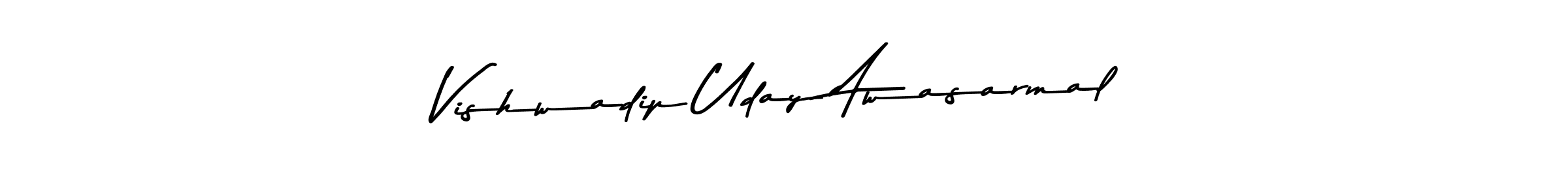 Make a beautiful signature design for name Vishwadip Uday Awasarmal. Use this online signature maker to create a handwritten signature for free. Vishwadip Uday Awasarmal signature style 9 images and pictures png