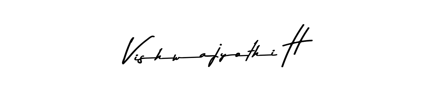 This is the best signature style for the Vishwajyothi H name. Also you like these signature font (Asem Kandis PERSONAL USE). Mix name signature. Vishwajyothi H signature style 9 images and pictures png