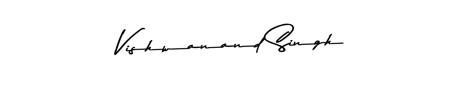 Asem Kandis PERSONAL USE is a professional signature style that is perfect for those who want to add a touch of class to their signature. It is also a great choice for those who want to make their signature more unique. Get Vishwanand Singh name to fancy signature for free. Vishwanand Singh signature style 9 images and pictures png