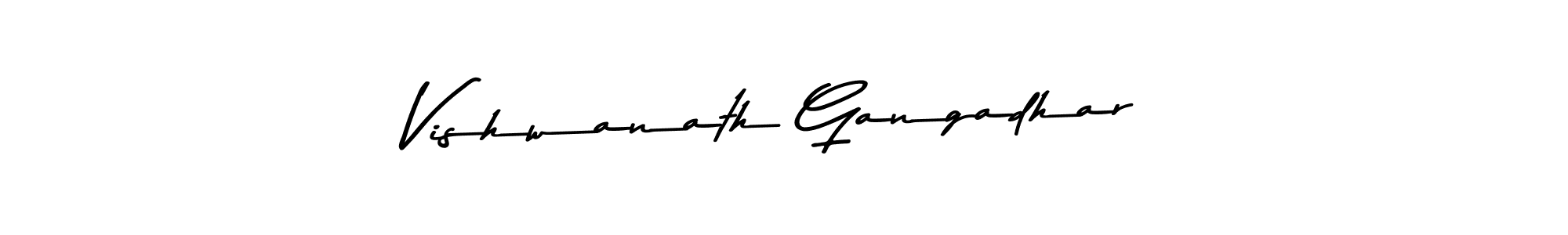 Vishwanath Gangadhar stylish signature style. Best Handwritten Sign (Asem Kandis PERSONAL USE) for my name. Handwritten Signature Collection Ideas for my name Vishwanath Gangadhar. Vishwanath Gangadhar signature style 9 images and pictures png
