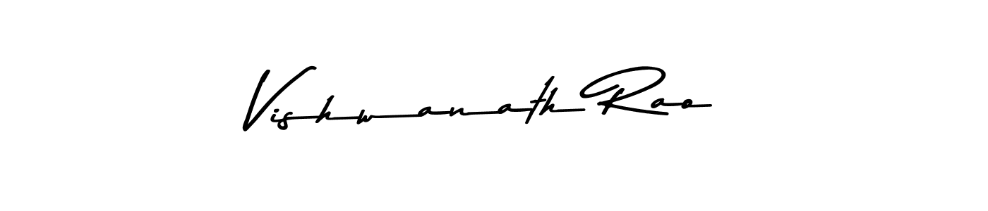 Use a signature maker to create a handwritten signature online. With this signature software, you can design (Asem Kandis PERSONAL USE) your own signature for name Vishwanath Rao. Vishwanath Rao signature style 9 images and pictures png