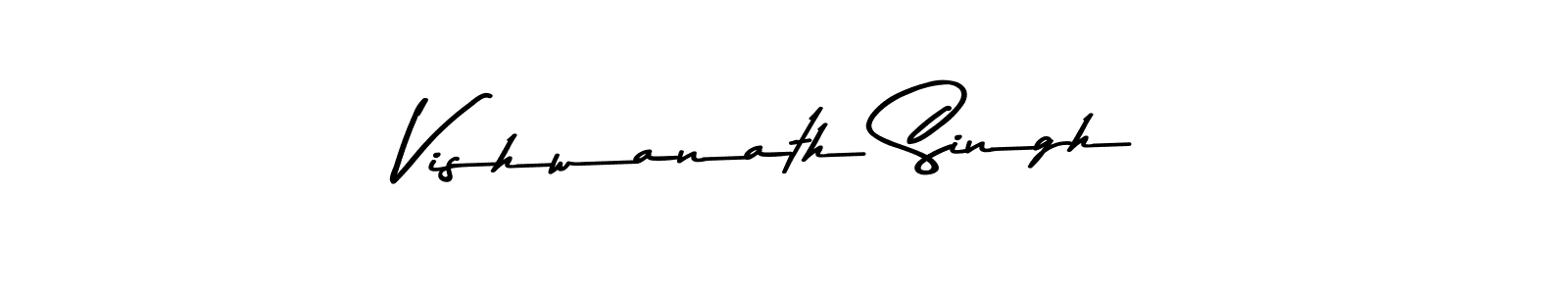 Make a beautiful signature design for name Vishwanath Singh. With this signature (Asem Kandis PERSONAL USE) style, you can create a handwritten signature for free. Vishwanath Singh signature style 9 images and pictures png