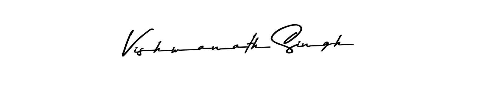 Make a beautiful signature design for name Vishwanath Singh. With this signature (Asem Kandis PERSONAL USE) style, you can create a handwritten signature for free. Vishwanath Singh signature style 9 images and pictures png