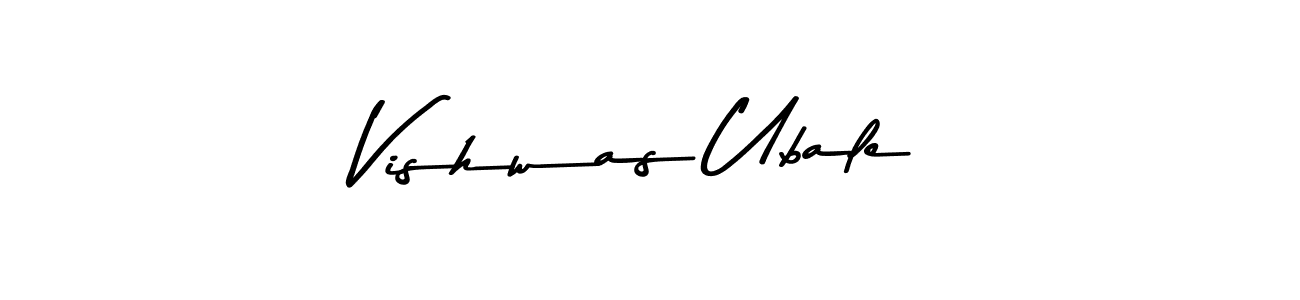 The best way (Asem Kandis PERSONAL USE) to make a short signature is to pick only two or three words in your name. The name Vishwas Ubale include a total of six letters. For converting this name. Vishwas Ubale signature style 9 images and pictures png