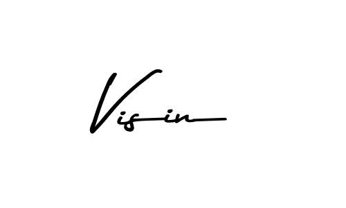 How to make Visin signature? Asem Kandis PERSONAL USE is a professional autograph style. Create handwritten signature for Visin name. Visin signature style 9 images and pictures png