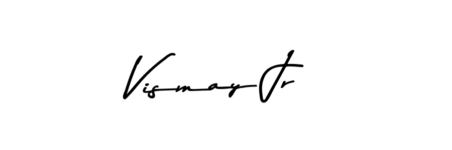 Similarly Asem Kandis PERSONAL USE is the best handwritten signature design. Signature creator online .You can use it as an online autograph creator for name Vismay Jr. Vismay Jr signature style 9 images and pictures png