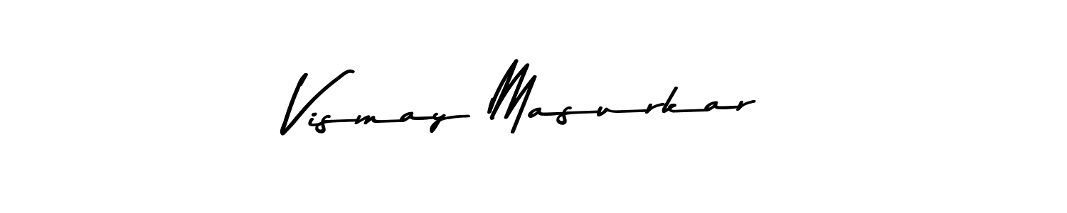 Make a beautiful signature design for name Vismay Masurkar. Use this online signature maker to create a handwritten signature for free. Vismay Masurkar signature style 9 images and pictures png