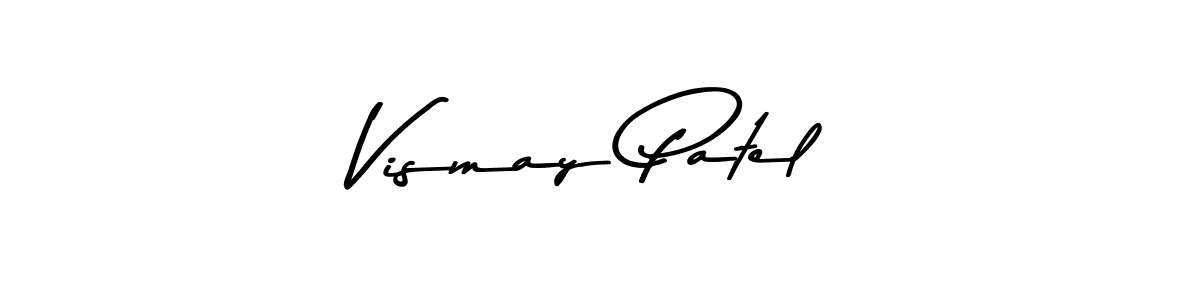 Also we have Vismay Patel name is the best signature style. Create professional handwritten signature collection using Asem Kandis PERSONAL USE autograph style. Vismay Patel signature style 9 images and pictures png