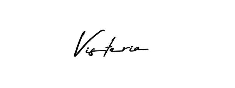 Also we have Visteria name is the best signature style. Create professional handwritten signature collection using Asem Kandis PERSONAL USE autograph style. Visteria signature style 9 images and pictures png