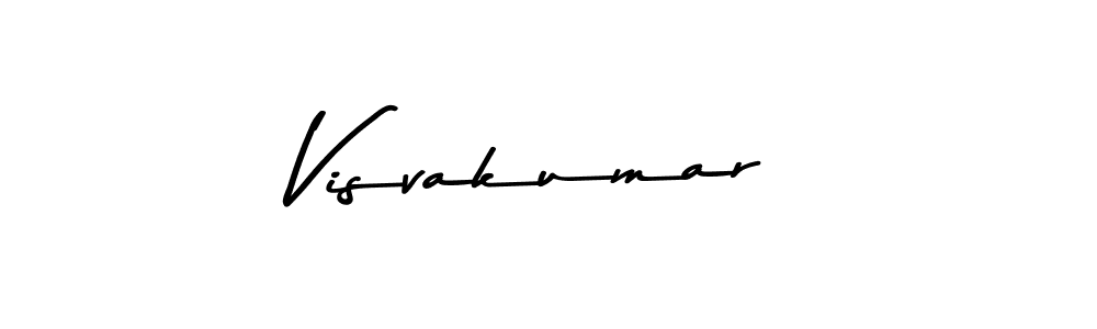 How to make Visvakumar signature? Asem Kandis PERSONAL USE is a professional autograph style. Create handwritten signature for Visvakumar name. Visvakumar signature style 9 images and pictures png