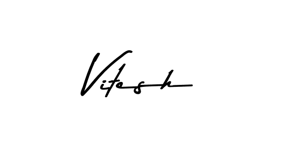 The best way (Asem Kandis PERSONAL USE) to make a short signature is to pick only two or three words in your name. The name Vitesh include a total of six letters. For converting this name. Vitesh signature style 9 images and pictures png
