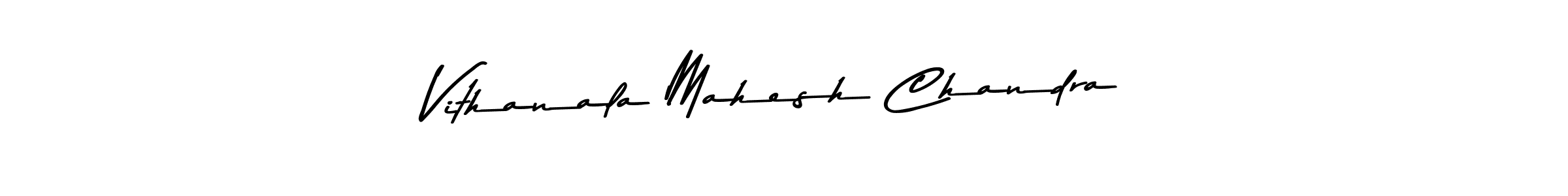 Vithanala Mahesh Chandra stylish signature style. Best Handwritten Sign (Asem Kandis PERSONAL USE) for my name. Handwritten Signature Collection Ideas for my name Vithanala Mahesh Chandra. Vithanala Mahesh Chandra signature style 9 images and pictures png