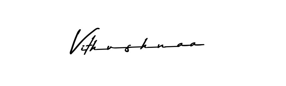 Design your own signature with our free online signature maker. With this signature software, you can create a handwritten (Asem Kandis PERSONAL USE) signature for name Vithushnaa. Vithushnaa signature style 9 images and pictures png