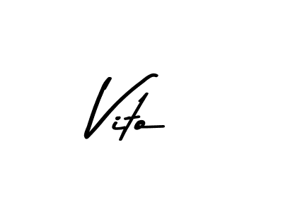 You should practise on your own different ways (Asem Kandis PERSONAL USE) to write your name (Vito) in signature. don't let someone else do it for you. Vito signature style 9 images and pictures png