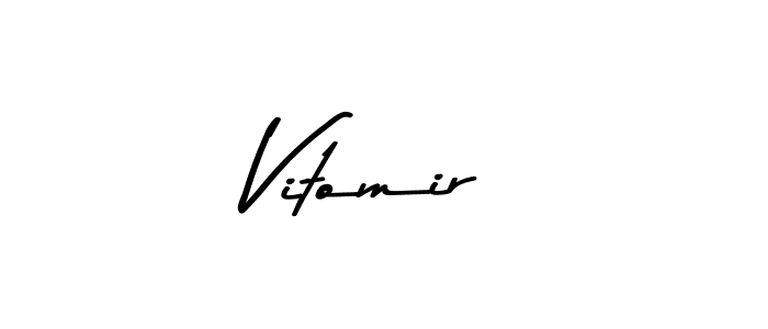 Use a signature maker to create a handwritten signature online. With this signature software, you can design (Asem Kandis PERSONAL USE) your own signature for name Vitomir. Vitomir signature style 9 images and pictures png
